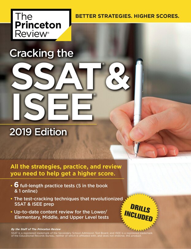 Couverture_Cracking the SSAT & ISEE, 2019 Edition