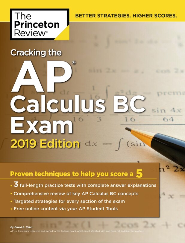 Front cover_Cracking the AP Calculus BC Exam, 2019 Edition