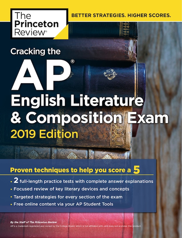 Couverture_Cracking the AP English Literature & Composition Exam, 2019 Edition
