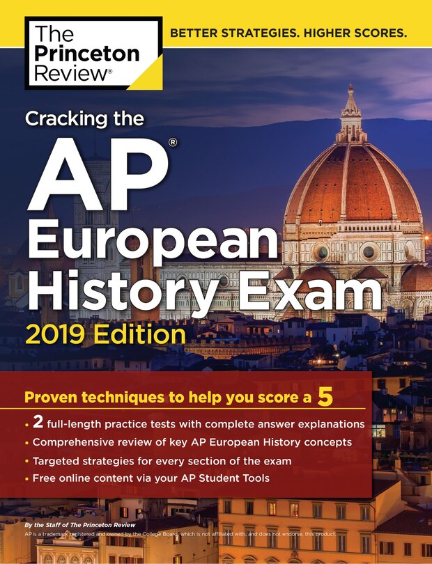 Couverture_Cracking the AP European History Exam, 2019 Edition