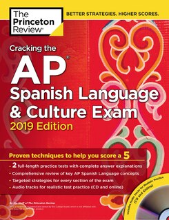 Couverture_Cracking the AP Spanish Language & Culture Exam with Audio CD, 2019 Edition