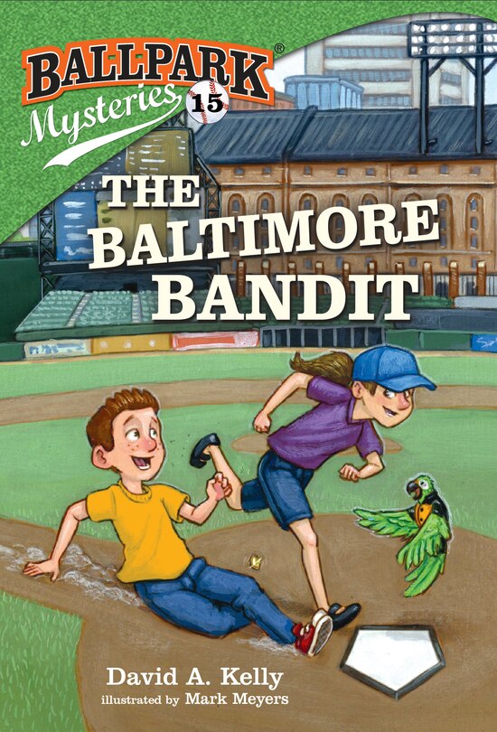 Front cover_Ballpark Mysteries #15: The Baltimore Bandit