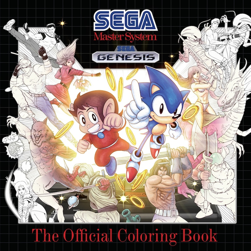 Couverture_Sega: The Official Coloring Book