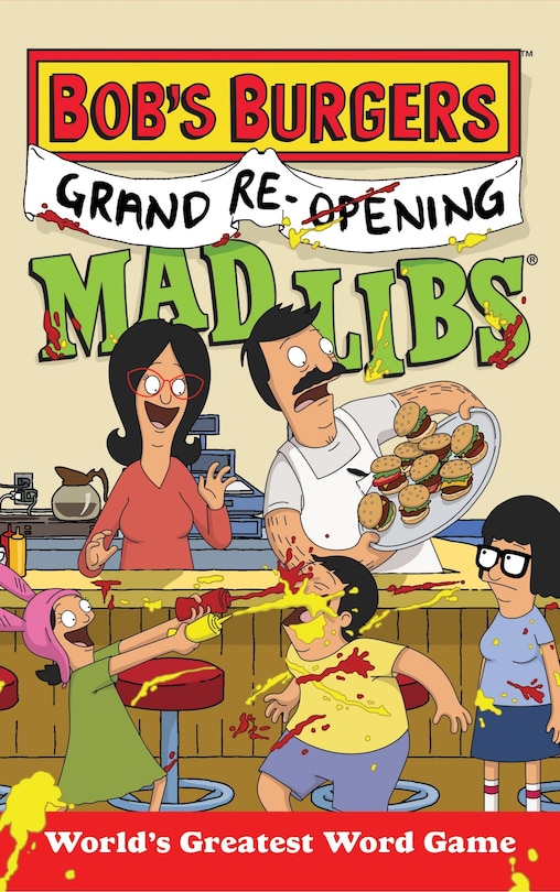 Front cover_Bob's Burgers Grand Re-opening Mad Libs