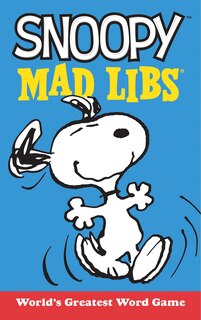 Front cover_Snoopy Mad Libs