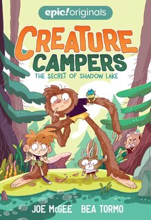 Front cover_The Secret of Shadow Lake (Creature Campers Book 1)