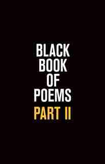 Black Book Of Poems Ii by Vincent Hunanyan