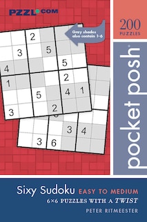Front cover_Pocket Posh Sixy Sudoku Easy to Medium