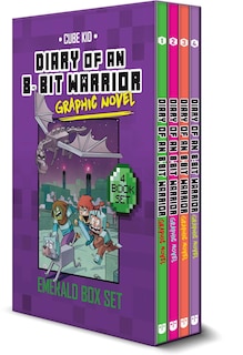 Front cover_Diary of an 8-Bit Warrior Graphic Novel Emerald Box Set