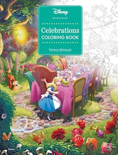 Front cover_Disney Dreams Collection Thomas Kinkade Studios Celebrations Coloring Book