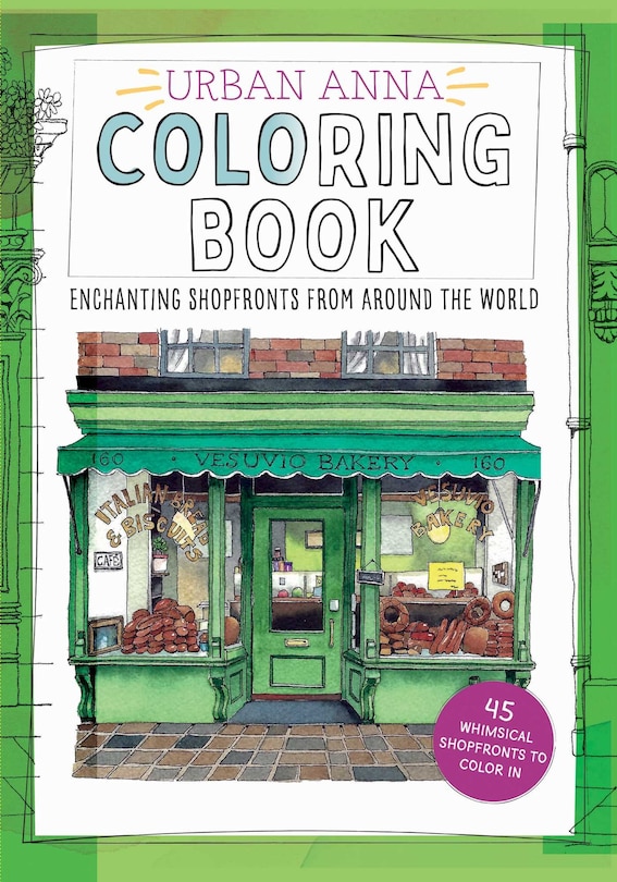 Front cover_Urban Anna Coloring Book