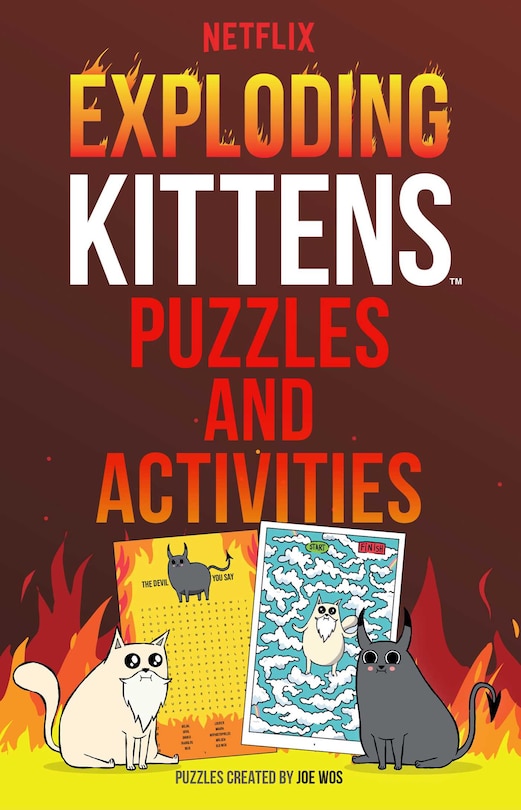 Front cover_Exploding Kittens Puzzles and Activities