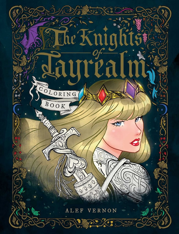 Front cover_The Knights of Tayrealm Coloring Book