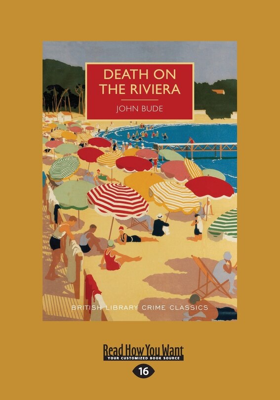 Front cover_Death on the Riviera (Large Print 16pt)