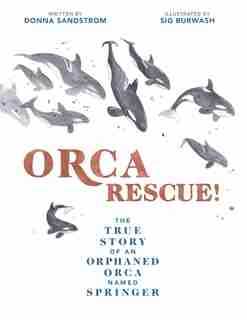 Orca Rescue!: The True Story of an Orphaned Orca Named Springer by Donna Sandstrom