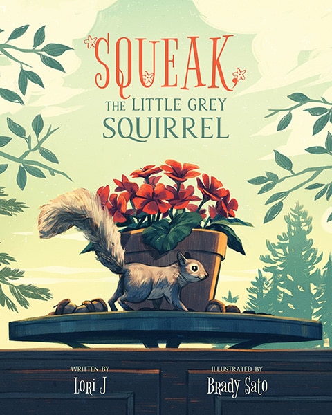 Front cover_Squeak, The Little Grey Squirrel
