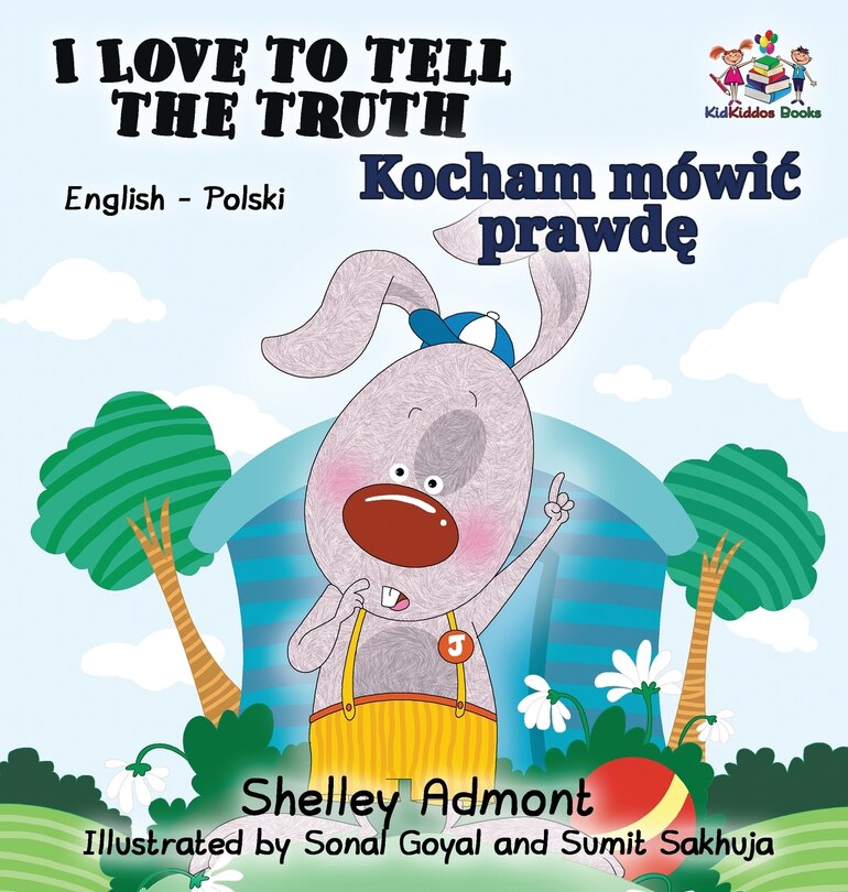 Couverture_I Love to Tell the Truth (English Polish book for kids)