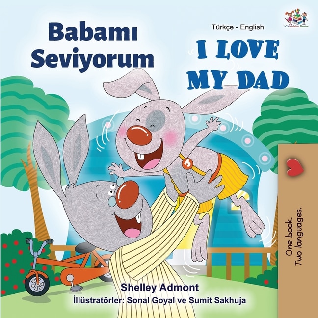 Front cover_I Love My Dad (turkish English Bilingual Book)