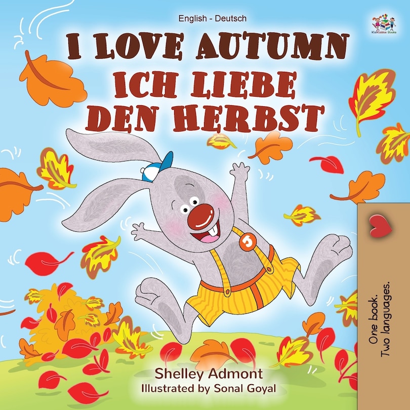 Front cover_I Love Autumn (English German Bilingual Book)