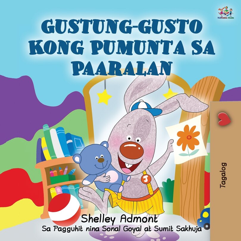 Front cover_I Love to Go to Daycare (Tagalog Book for Kids)
