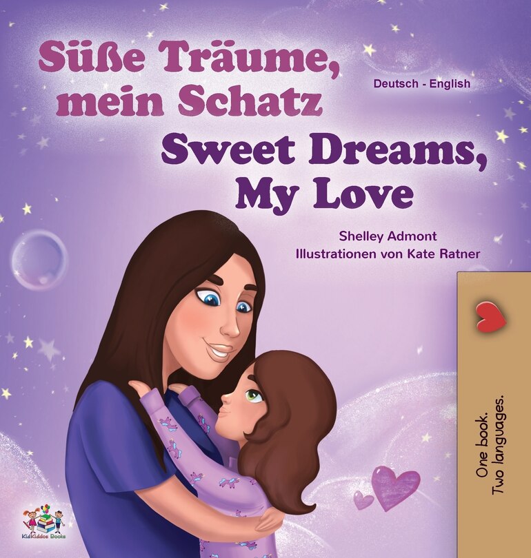Front cover_Sweet Dreams, My Love (German English Bilingual Children's Book)