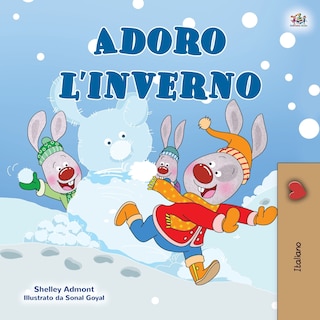 Couverture_I Love Winter (Italian Book for Kids)