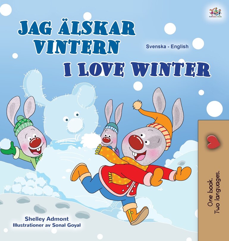 Couverture_I Love Winter (Swedish English Bilingual Book for Kids)