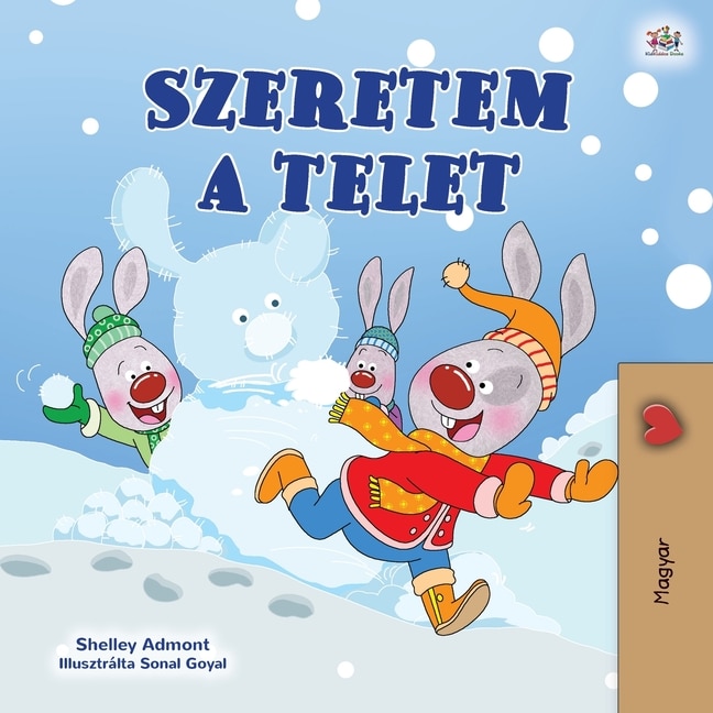 Couverture_I Love Winter (hungarian Book For Kids)