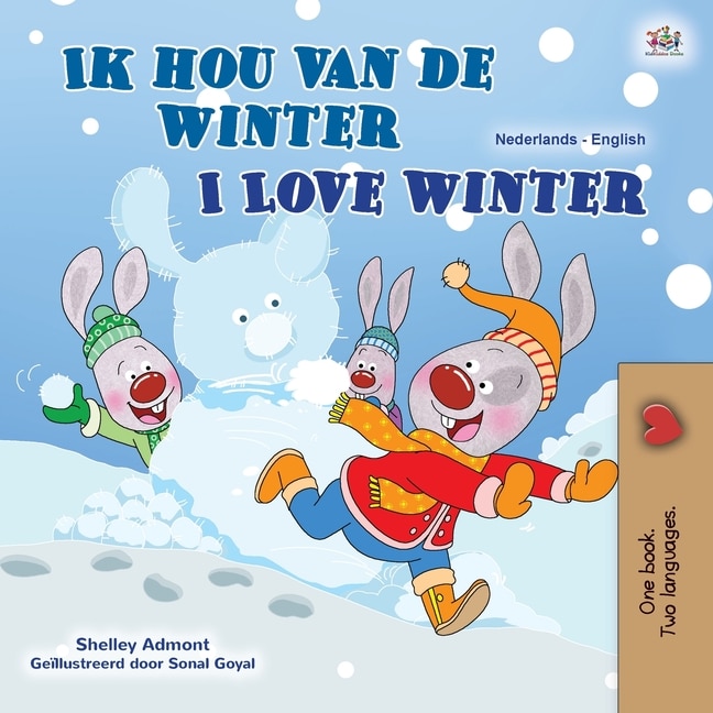 Couverture_I Love Winter (dutch English Bilingual Children's Book)