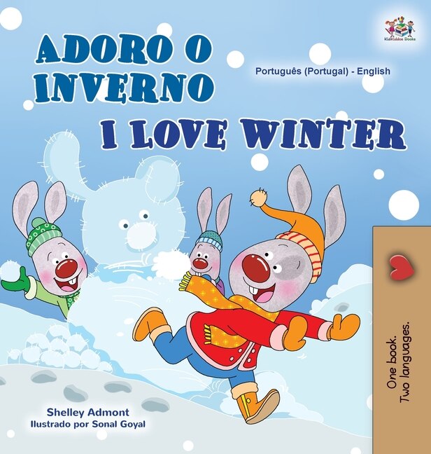 Front cover_I Love Winter (Portuguese English Bilingual Book for Kids- Portugal)