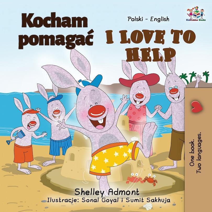 Couverture_I Love To Help (polish English Bilingual Book For Kids)