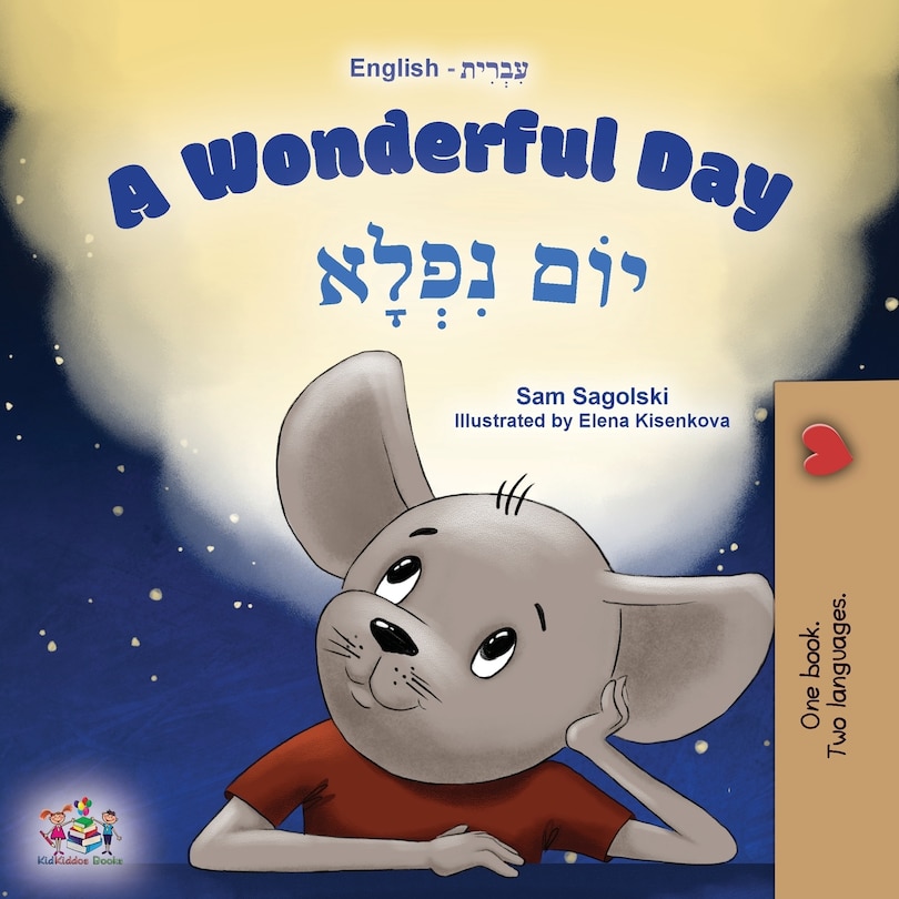 Front cover_A Wonderful Day (English Hebrew Bilingual Children's Book)