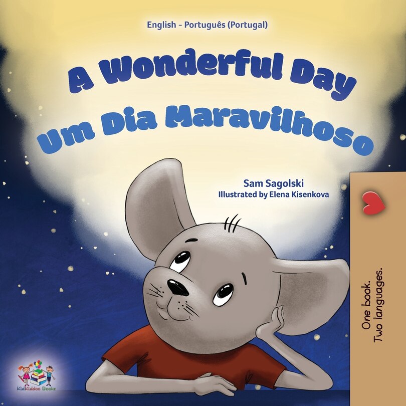 Front cover_A Wonderful Day (English Portuguese Portugal Bilingual Children's Book)
