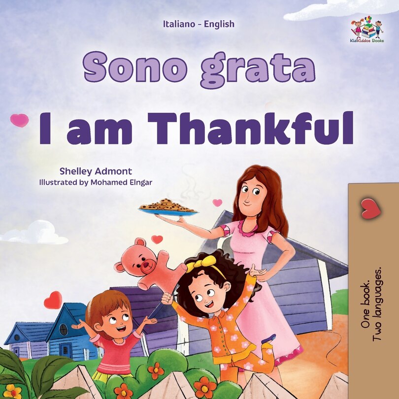 Couverture_I am Thankful (Italian English Bilingual Children's Book)