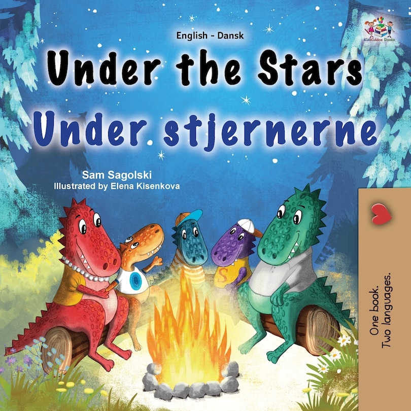Front cover_Under the Stars (English Danish Bilingual Kids Book)