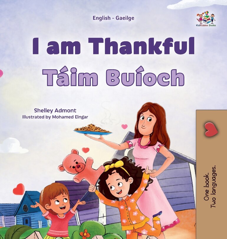 Couverture_I am Thankful (English Irish Bilingual Children's Book)