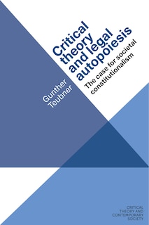 Front cover_Critical theory and legal autopoiesis