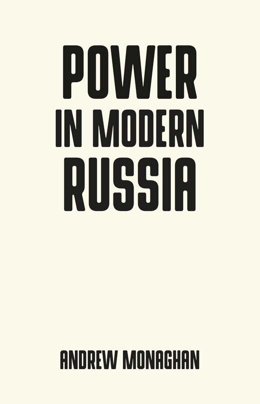 Front cover_Power In Modern Russia