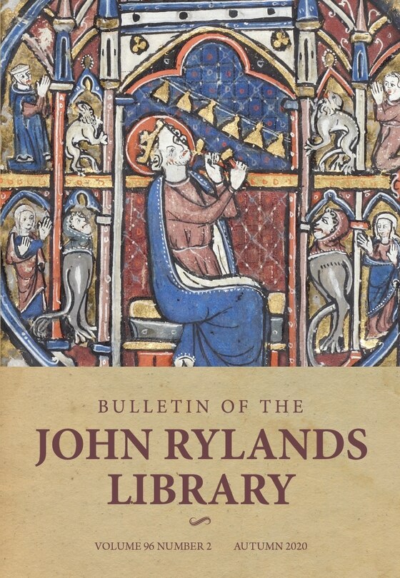 Couverture_Bulletin Of The John Rylands Library 96/2