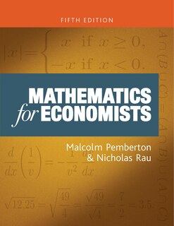 Front cover_Mathematics for economists