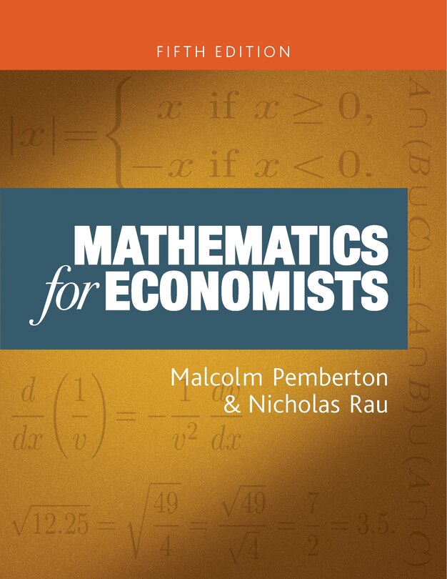 Front cover_Mathematics for economists