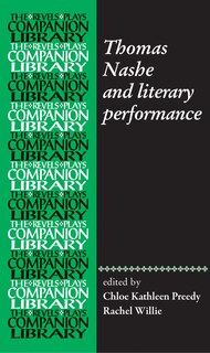Front cover_Thomas Nashe and literary performance