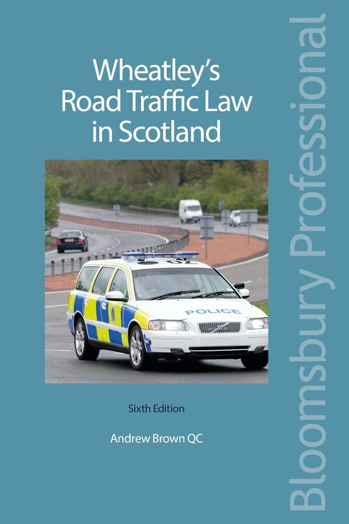 Front cover_Wheatley's Road Traffic Law In Scotland