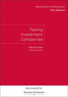 Couverture_Bloomsbury Professional Tax Insight - Family Investment Companies