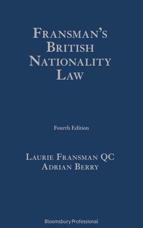 Front cover_Fransman's British Nationality Law