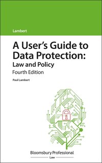 Front cover_A User's Guide To Data Protection