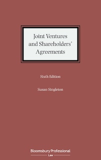Front cover_Joint Ventures and Shareholders' Agreements