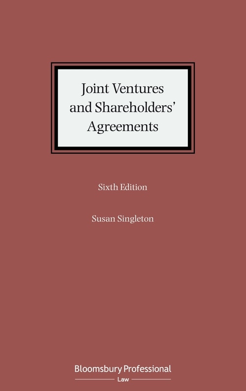 Front cover_Joint Ventures and Shareholders' Agreements