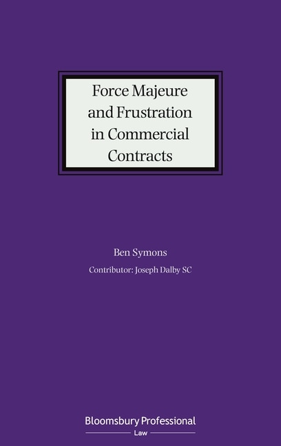 Front cover_Force Majeure and Frustration in Commercial Contracts