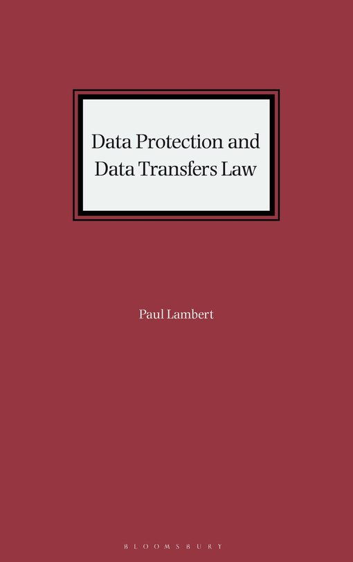 Couverture_Data Protection and Data Transfers Law